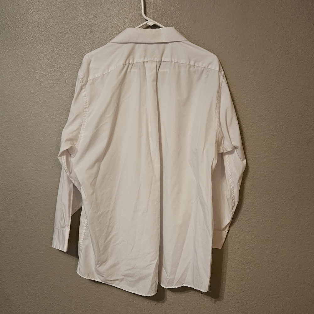 Van Heusen mens 17 32/33 white dress shirt - Picture 2 of 6